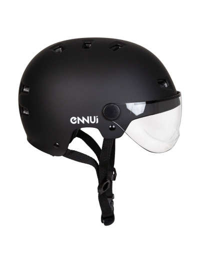 Casque Visière Roller - ENNUI Clash - Noir