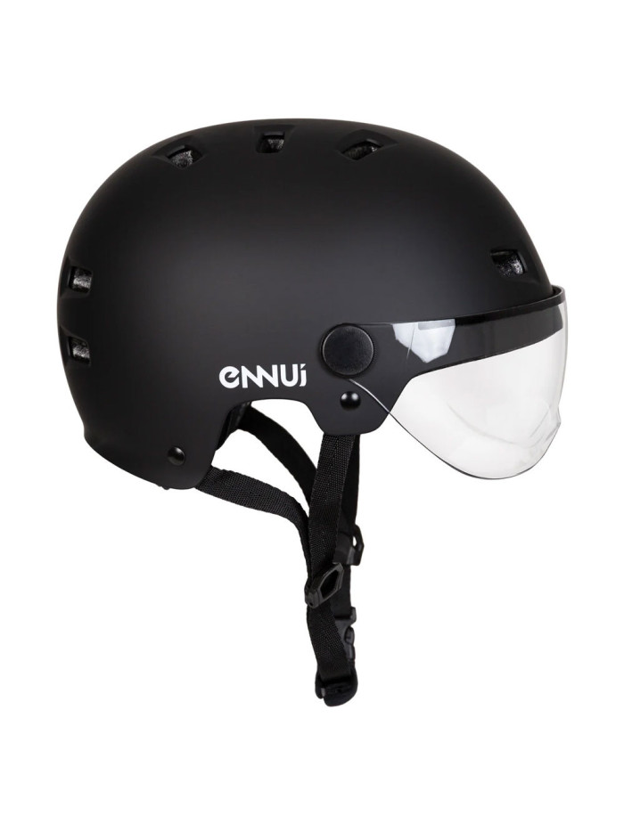 Roller Skates Visor Helmet - ENNUI Clash - Black