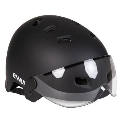 Roller Skates Visor Helmet - ENNUI Clash - Black