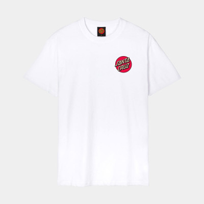 T-shirt - SANTA CRUZ Screaming Rose Flash - Blanc