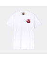 T-shirt - SANTA CRUZ Screaming Rose Flash - White