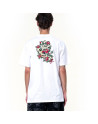 T-shirt - SANTA CRUZ Screaming Rose Flash - Blanc
