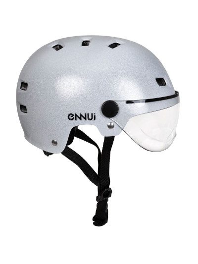 Casque Visière Roller - ENNUI Clash - Blanc