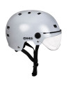 Roller Skates Visor Helmet - ENNUI Clash - White