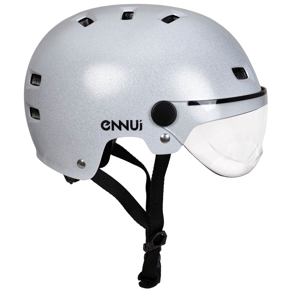 Casque Visière Roller - ENNUI Clash - Blanc