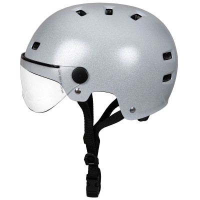Roller Skates Visor Helmet - ENNUI Clash - White