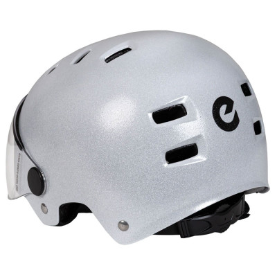 Roller Skates Visor Helmet - ENNUI Clash - White