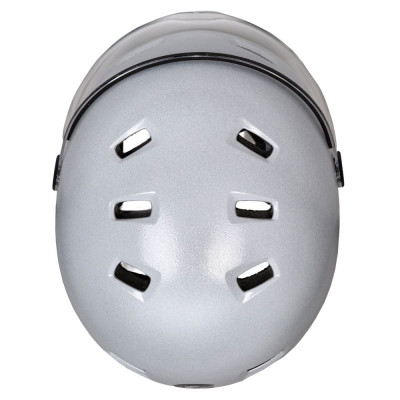 Roller Skates Visor Helmet - ENNUI Clash - White