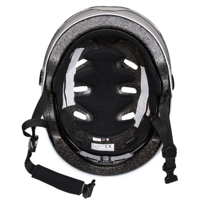 Roller Skates Visor Helmet - ENNUI Clash - White