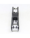 UFS Aggressive Skates Frames - 50/50 Prime - Black Silver - Pair