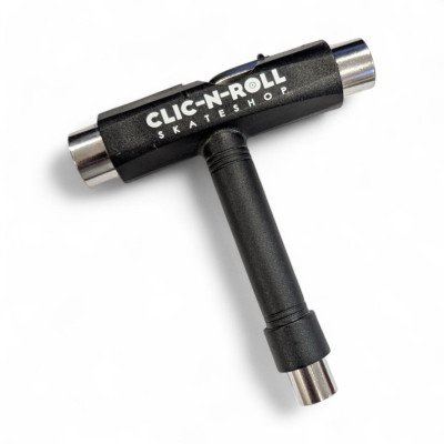 Outil Skate - CLIC-N-ROLL - T-tool - Noir
