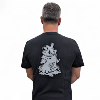 T-shirt - ECHO SKATES Thinking about Blading - Noir