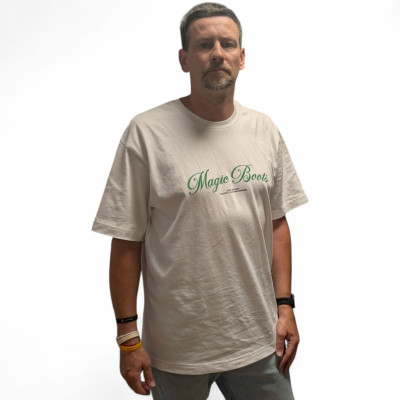 T-shirt - MAGIC BOOTS - Look Around - Blanc
