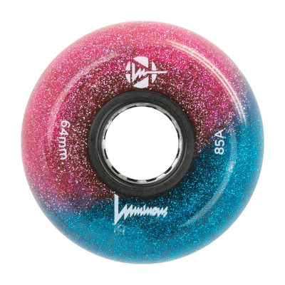 Skates Wheels - LUMINOUS - 64mm 85a - Galaxy - Set of 4