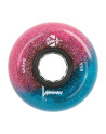 Skates Wheels - LUMINOUS - 64mm 85a - Galaxy - Set of 4