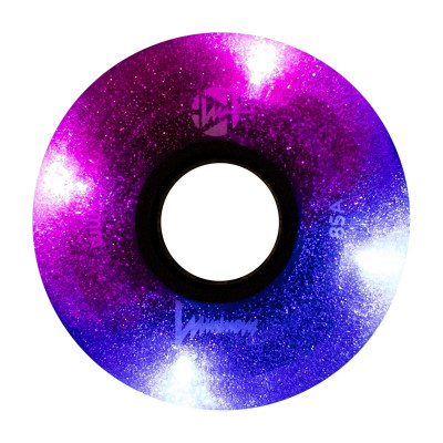 Roue Roller - LUMINOUS - 64mm 85a - Galaxy - Jeu de 4
