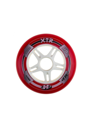 Skates Wheels - HYPER XTR HB - 100mm 84a - Red - Set of 8