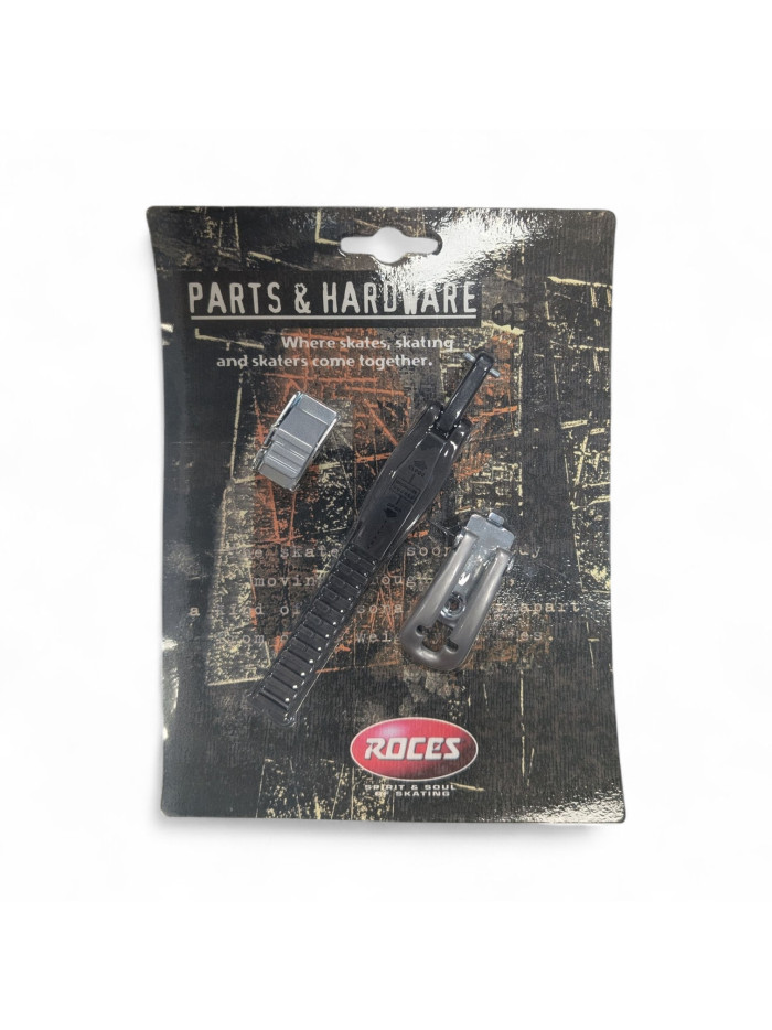 Boucle Roller - ROCES Boucle Mémoire Pour Coque - Noir Gris -Unité