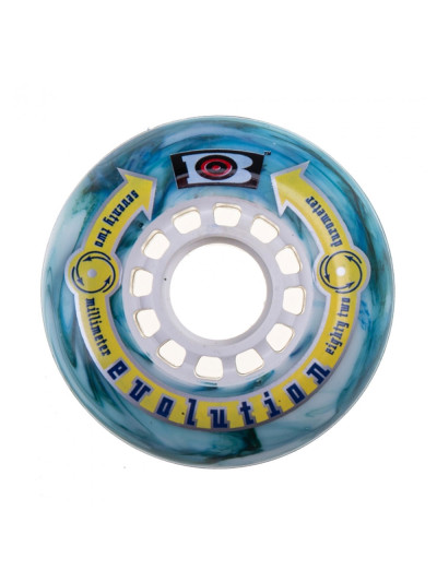 Roue Roller - HYPER Bullzeye Evolution - 72mm 82a - Jeu de 4