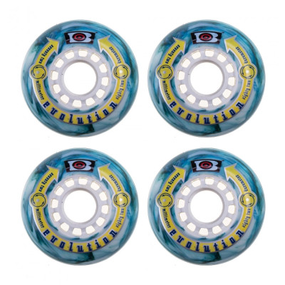 Skates Wheels - HYPER Bullzeye Evolution - 72mm 82a - Set of 4
