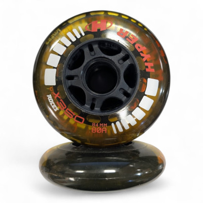 Skates Wheels - HYPER x ROCES X-350 - 84mm 80a - Set of 4