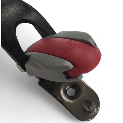 Skates Buckle - CLIC-N-ROLL Plastic - Grey Red - Unit
