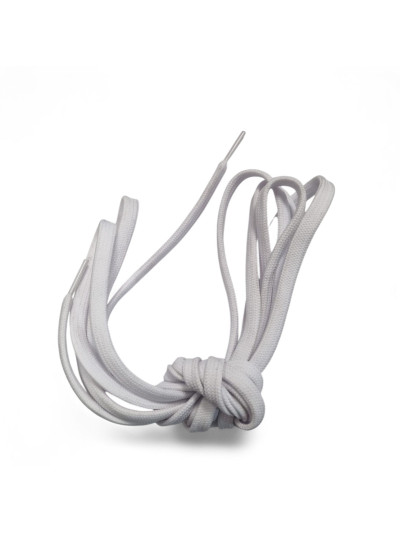 CLIC-N-ROLL Flat White Laces