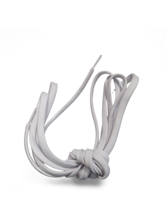 Lacets CLIC-N-ROLL Plats Blancs