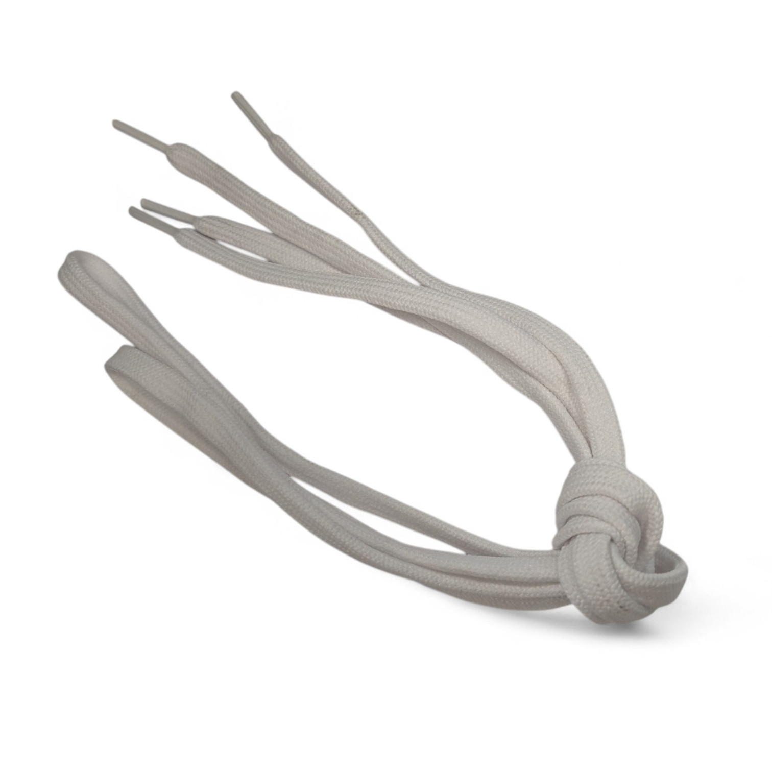 Laces - CLIC-N-ROLL - White 1m10 - Pair
