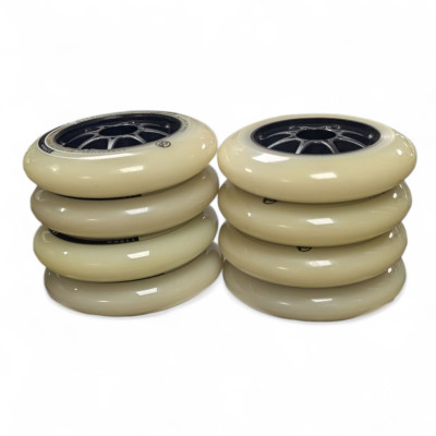 Skates Wheels - POWERSLIDE Infinity - 110mm 85a - Black Gum - Set of 8