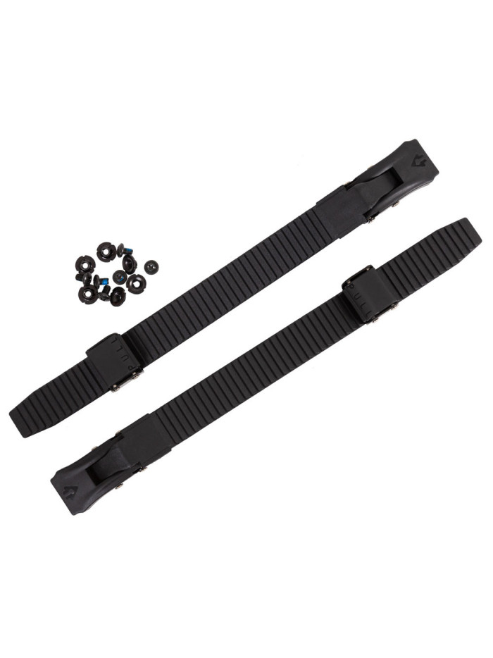 Skates Buckle - KIZER Clipper Set - Black - Pair
