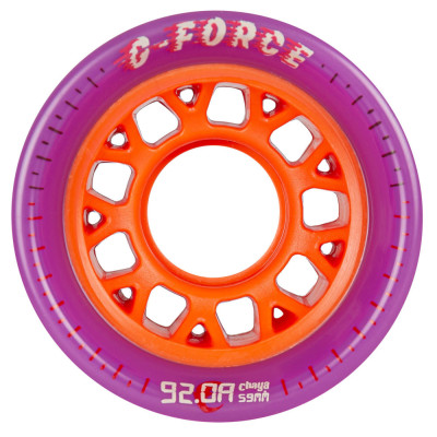 Roller Derby Wheels - CHAYA G-Force Slick - 59mm 92a - Set of 4