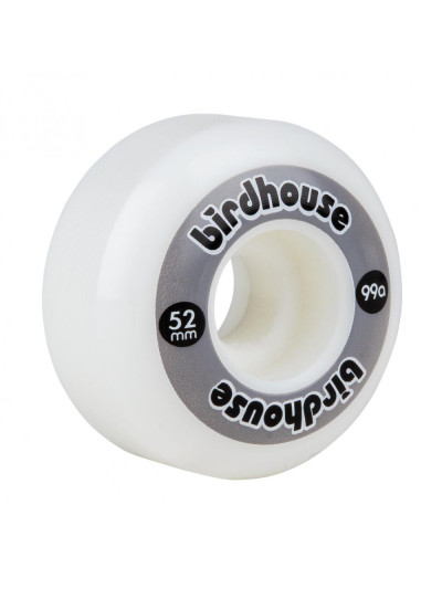 Skateboard Wheels - BIRDHOUSE Logo - 52mm 99a - Grey - Set of 4