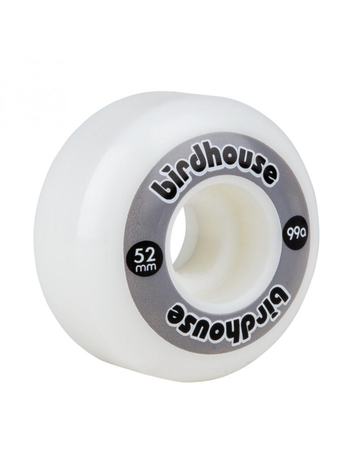 Roue Skate - BIRDHOUSE Logo - 52mm 99a - Gris - Jeu de 4