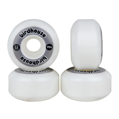 Roue Skate - BIRDHOUSE Logo - 52mm 99a - Gris - Jeu de 4