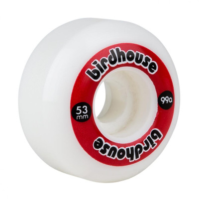 Roue Skate - BIRDHOUSE Logo - 53mm 99a - Rouge - Jeu de 4