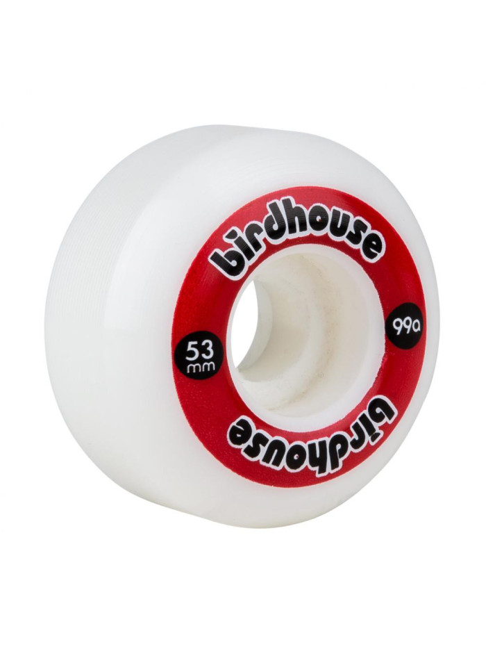 Roue Skate - BIRDHOUSE Logo - 53mm 99a - Rouge - Jeu de 4