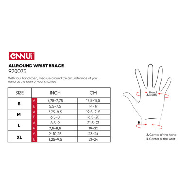 Wrist Guard - ENNUI Allround - Pair sizing