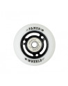 Skates Wheels - FAMUS 3 Spokes - 64mm 88a - Black White - Set of 4