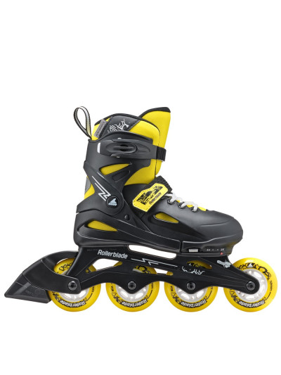Kids Skates - ROLLERBLADE Fury - Black Yellow - Adjustable