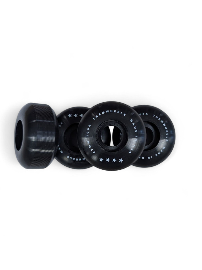 Antirockers - THEM SKATES Black Star - 47mm 100a - Jeu de 4