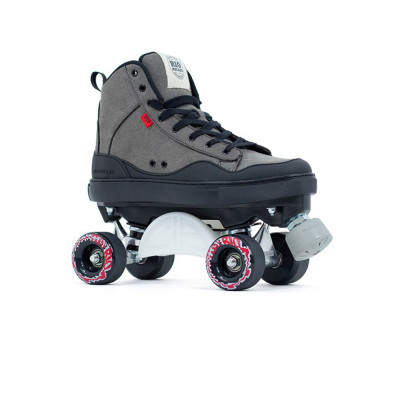 Skatepark Roller Skates - RIO ROLLER Ramp - Black Grey
