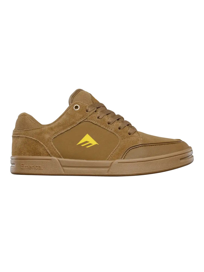 EMERICA Heretic Brown Gum Skate Shoes