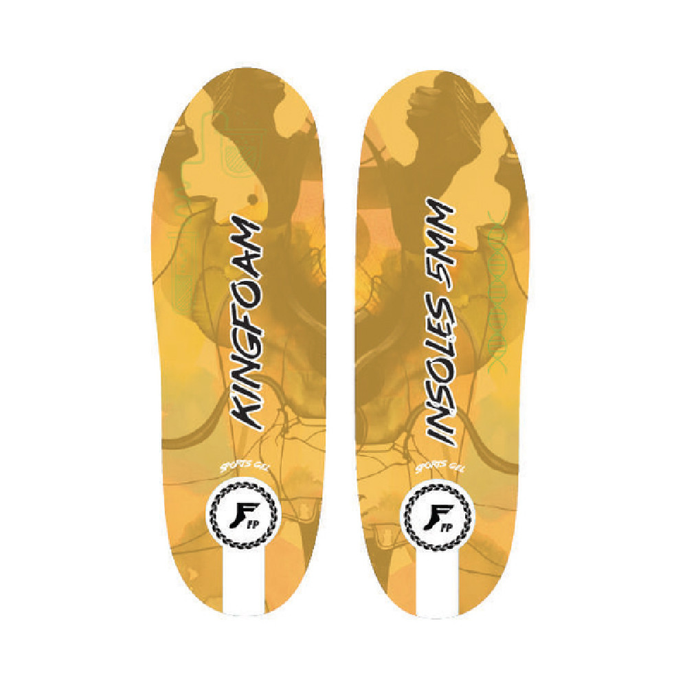 Semelles FOOTPRINT Kingfoam Sport Infinity Gel Mustard Camo 5mm