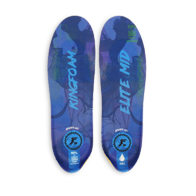 FOOTPRINT Kingfoam Insoles Sport Infinity Gel Mid Camo Blue