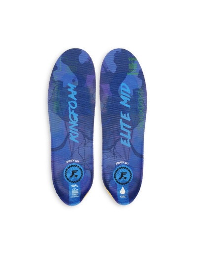 FOOTPRINT Kingfoam Insoles Sport Infinity Gel Mid Camo Blue