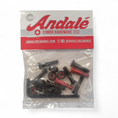 Skateboard Hardware - ANDALE Combo - Allen Phillips - 1" - Set of 8