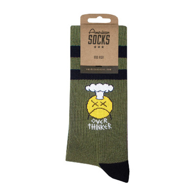 Chaussettes - AMERICAN SOCKS Mid High - Over Thinker - Paire
