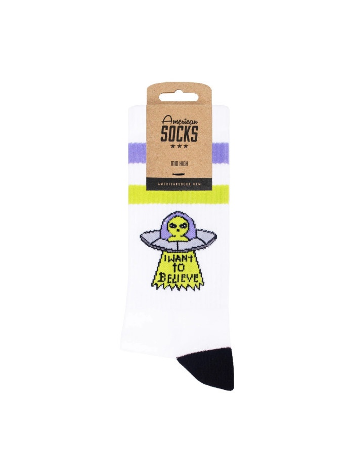 Socks - AMERICAN SOCKS Mid High - Believe - Pair