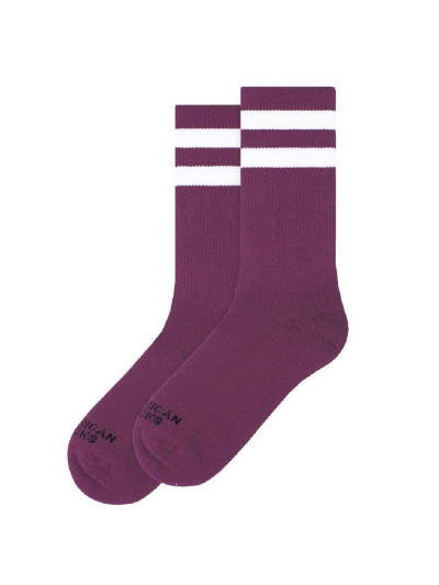 Chaussettes - AMERICAN SOCKS Mid High - Plum - Paire